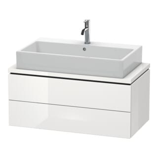 Duravit Waschtischunterschrank Compact L-Cube 92x47,7cm, we. hgl, f Kons, 2 Schub.