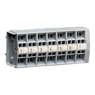 Hager Steuerleitungsklemme 7x2,5qmm,4fach/TS35 K55A