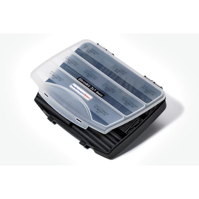 HellermannTyton Schrumpfschlauch-Set 321 Basic-PO-X-BK ShrinKit#380-03001