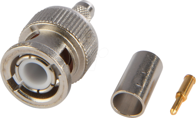 Telegärtner BNC-Kabelstecker cr/cr RG58 100027453