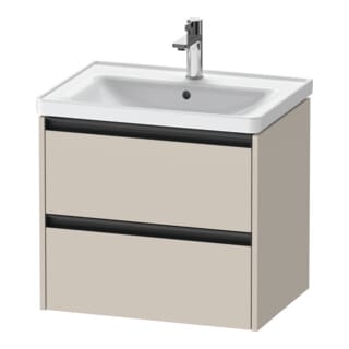Duravit Waschtischunterschrank Ketho.2 63,4x45,5cm, Tau ma, 2 Schub., wandhängend
