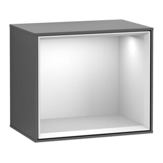 V&B Regalmodul Finion 41,8x35,6x27cm, Reg wh. m, Anthrac. matt
