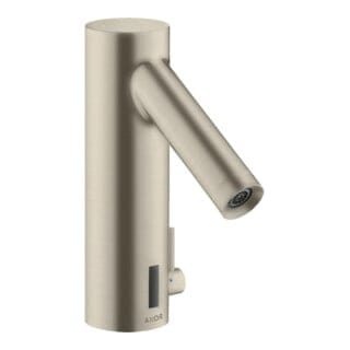 hansgrohe Elektronischer Waschtischmischer Axor Starck m Temp.-Reg., Batteriebetr., brush. ni.