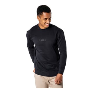 STIER Crew Sweat Style Embro L Black