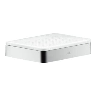 hansgrohe Seifenschale Axor universal Glas, Halter chrom
