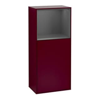 V&B Seitenschrank Finion 41,8x93,6cm, r, Reg ob Anthrac. m, Peo m