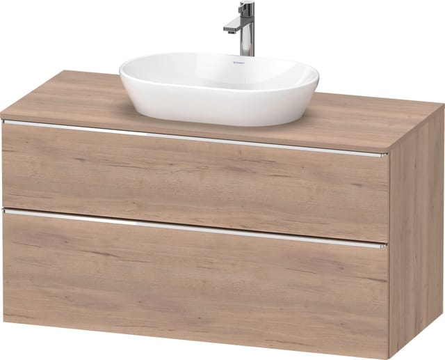 Duravit Waschtischunterschrank D-Neo 120x55cm, ch/Ei ma, 2 SBK, 1 A, 1 Pl