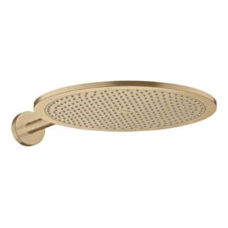 hansgrohe Kopfbrause Axor m Arm, Wandmont., 350mm, 1j, brush. bron