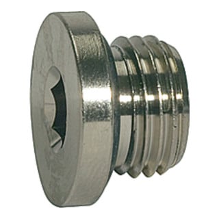 Riegler Verschlussstopfen, O-Ring »value line«, G 3/8, Messing vern.