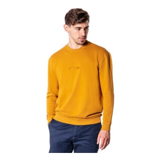 STIER Crew Sweat Style Embro S Golden Brown
