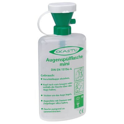 Ekastu Augenspülflasche Mini-Eco mit Trichter, (175 ml) FD