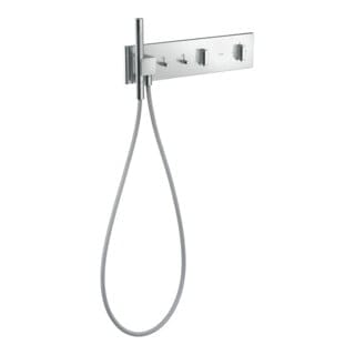 hansgrohe Fertigset ShowerComposition UP-Thermostat, 2 Verbraucher, chrom
