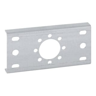 Geberit Montageplatte ger, einf., m Bef.-Mat., Stahl, verzinkt