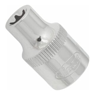VIGOR T Steckschlüsseleinsatz, V2728N, 3/8 Zoll (10 mm) Vierkant, E Profil, SW E8
