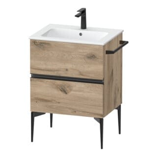 Duravit Waschtischunterschrank wandhängend Sivida 61x59,1x47,7cm, 2 Schub., E Marm, Gr. sw