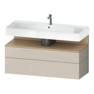 Duravit Waschtischunterschrank Qatego 119x47x59cm, E na/tau m, 1 Kast, 1 Ausz.