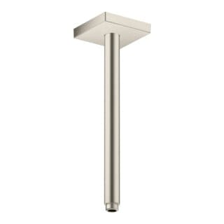 hansgrohe Deckenanschluss 300mm, Edelstahl-Optik, eckig