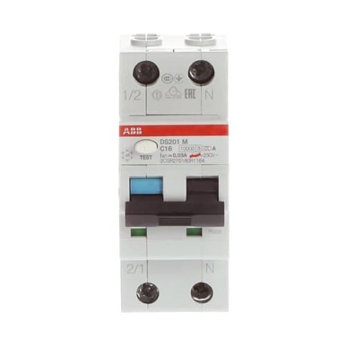 ABB Stotz S&J FI/LS-Schalter 10kA, 1p+N DS201MA-C16/0, 03