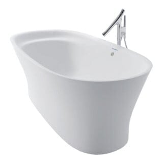 Duravit Oval-Badewanne Cape Cod 185,5x88,5x48,5cm, freist., 2 RS, weiß