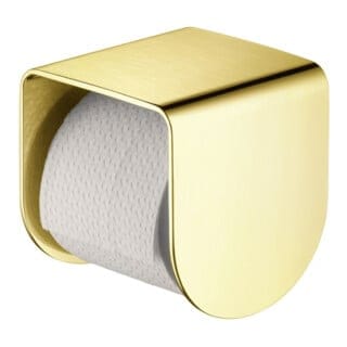 hansgrohe Papierrollenhalter Axor mit Ablage, brushed gold optic