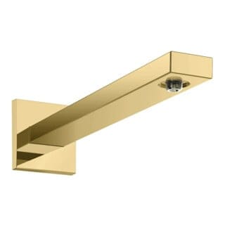 hansgrohe Brausearm Rainfinity 390mm, eckig, polished gold optic