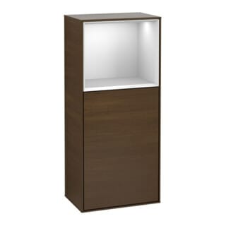 V&B Seitenschrank Finion 41,8x93,6cm, re, Reg ob wh. m, wal ven