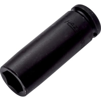 HAZET Kraft-Steckschlüssel-Einsatz (6-Kant) 900SLG-19 s: 19 mm Vierkant hohl 12,5 mm (1/2")
