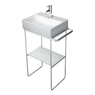 Duravit Metallkonsole DuraSquare 51,6x33cm, bodenstehend, chrom