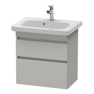 Duravit Waschtischunterschrank Com DuraStyle 58x36,8cm, betongr ma, 2 SchKa., wandhängend