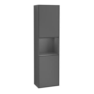 V&B Hochschrank Finion 41,8x151,6cm, r, Rg A m Lac, Anthrac. m