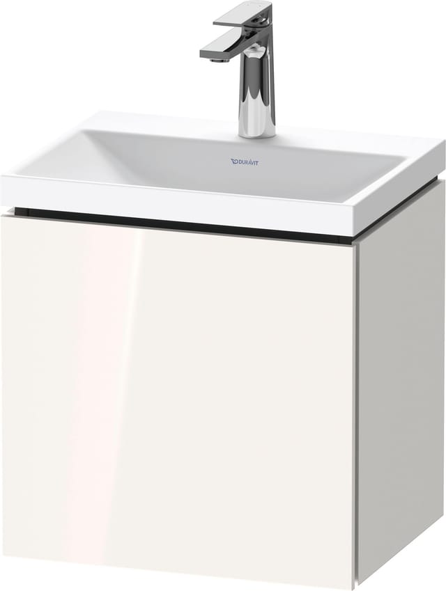 Duravit Möbel-Set L-Cube 45x35x48cm, 1 Tür, An R, m HL, we. hgl