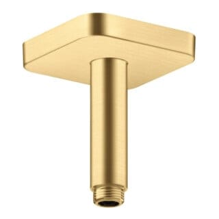 hansgrohe Deckenanschluss softsquare Axor 100mm, brushed gold optic, eckig