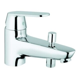 Grohe Wannen-Einhebelmischer Eurosmart Cosmopolitan 1/2", Bedienungshebel aus Metall, chrom