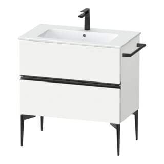 Duravit Waschtischunterschrank wandhängend Sivida 81x59,1x47,7cm, 2 Schub., we. ma, Gr. sw