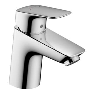 hansgrohe Waschtisch-Einhebelmischer 70 Logis LowFlow mit Zugstangen-Ablaufgarnitur, chrom