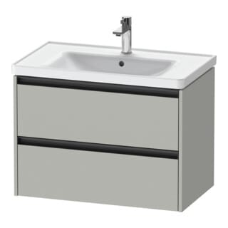 Duravit Waschtischunterschrank Ketho.2 78,4x45,5cm, betongr ma, 2 Schub., wandhängend