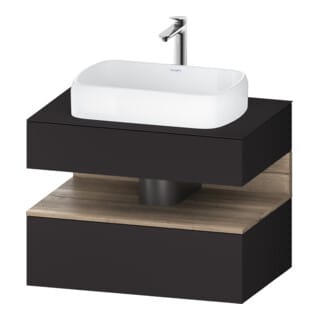 Duravit Waschtischunterschrank Qatego 80x55x60cm, E Ma/Gra m, Pl, Nischenb