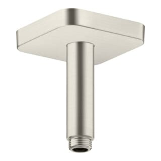 hansgrohe Deckenanschluss softsquare Axor 100mm, Edelstahl-Optik, eckig