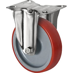 Cascoo Bockrolle Ø 160 Mm Serie N2u6 Gleitlager Edelstahl