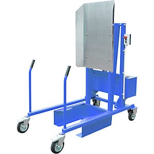 Bauer Südlohn Mülltonnen-Kippstation MKS-12V, lackiert, Lichtblau