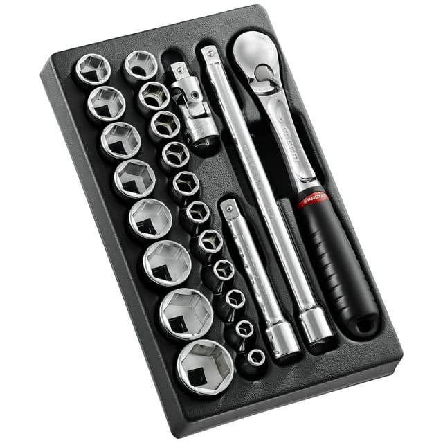 Facom Modul - Steckschlüssel 1/2Z, 23-tlg