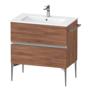 Duravit Waschtischunterschrank wandhängend Sivida 81x59,1x47,7cm, 2 Schub., N Nat, Gr. chr