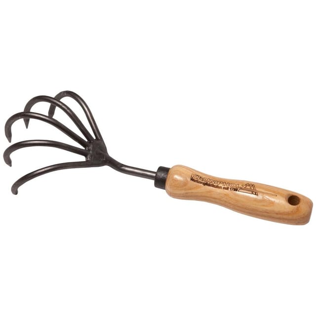 Handgrubber 5 Zinken mit Eschengriff