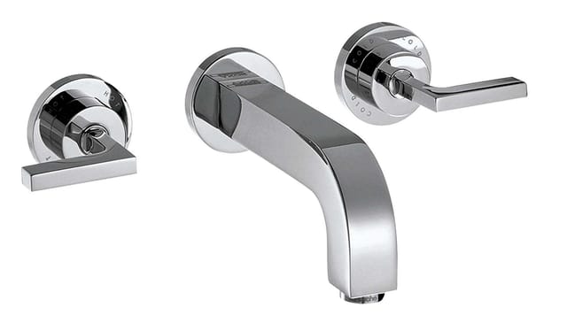 hansgrohe Fertigmontageset Axor Citterio UP-3-L-Waschtischarmatur, m Hebelgriffe, chrom