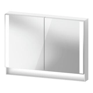 Duravit Uni-Spiegelschrank Typ J Qatego 100x75x15,5cm, we. ma, 2 Tür., wandhängend