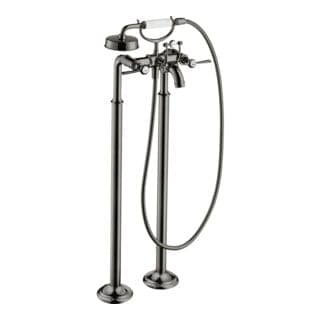 hansgrohe Fertigmontageset Axor Montreux Zwei-Griff-Spültischarmatur, boden, m HG, pol. bla vc