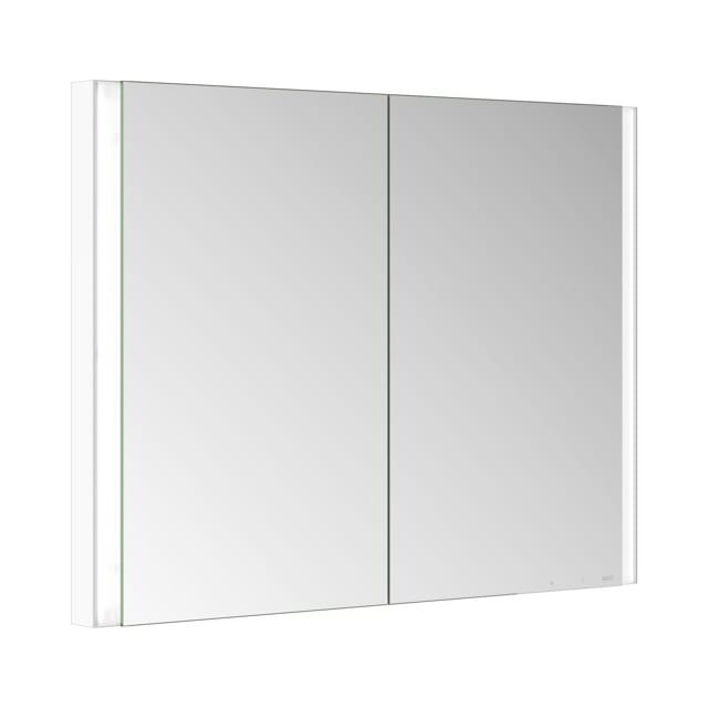 Keuco Spiegelschrank 2-türig Somaris 100x71x11,5cm, we. ma, WE, Spiegel-Hz.
