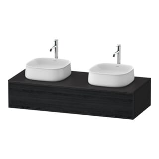 Duravit Waschtischunterschrank Zencha 130x55cm, B bs, E schw/gra m, k Einr-Sys