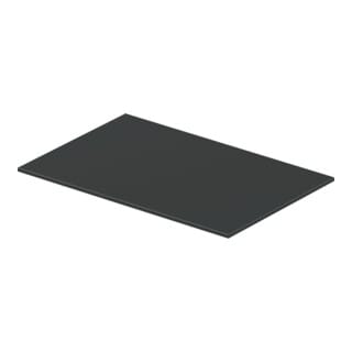 Duravit Glaseinleger DuraSquare 57x38cm, Sicherheitsglas, Flannel Grey