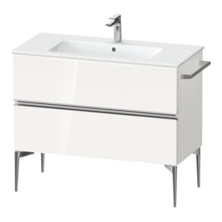 Duravit Waschtischunterschrank wandhängend Sivida 101x59,1x47,7cm, 2 Schub., w g, Gr. chr